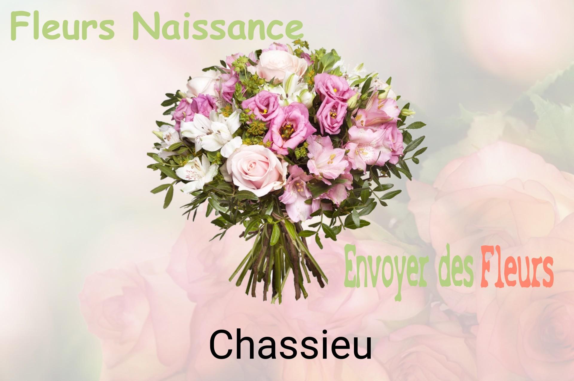 Bouquet de fleurs de naissance livré à Chassieu
